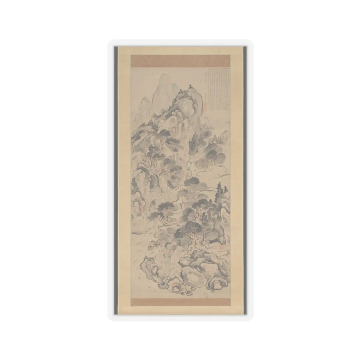 Ike no Taiga - Orchid Pavilion Gathering - 1765 v1 - STICKER Vinyl Kiss-Cut Decal