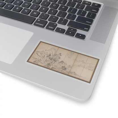 Ike no Taiga - Orchid Pavilion Gathering; Autumn Harvest Festival - ca. 1763 v2 - STICKER Vinyl Kiss-Cut Decal