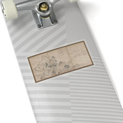 Ike no Taiga - Orchid Pavilion Gathering; Autumn Harvest Festival - ca. 1763 v2 - STICKER Vinyl Kiss-Cut Decal
