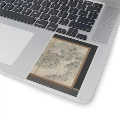 Ike no Taiga - Orchid Pavilion Gathering; Autumn Harvest Festival - ca. 1763 v3 - STICKER Vinyl Kiss-Cut Decal