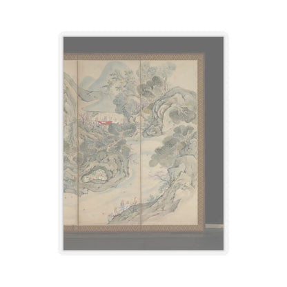Ike no Taiga - Orchid Pavilion Gathering; Autumn Harvest Festival - ca. 1763 v3 - STICKER Vinyl Kiss-Cut Decal