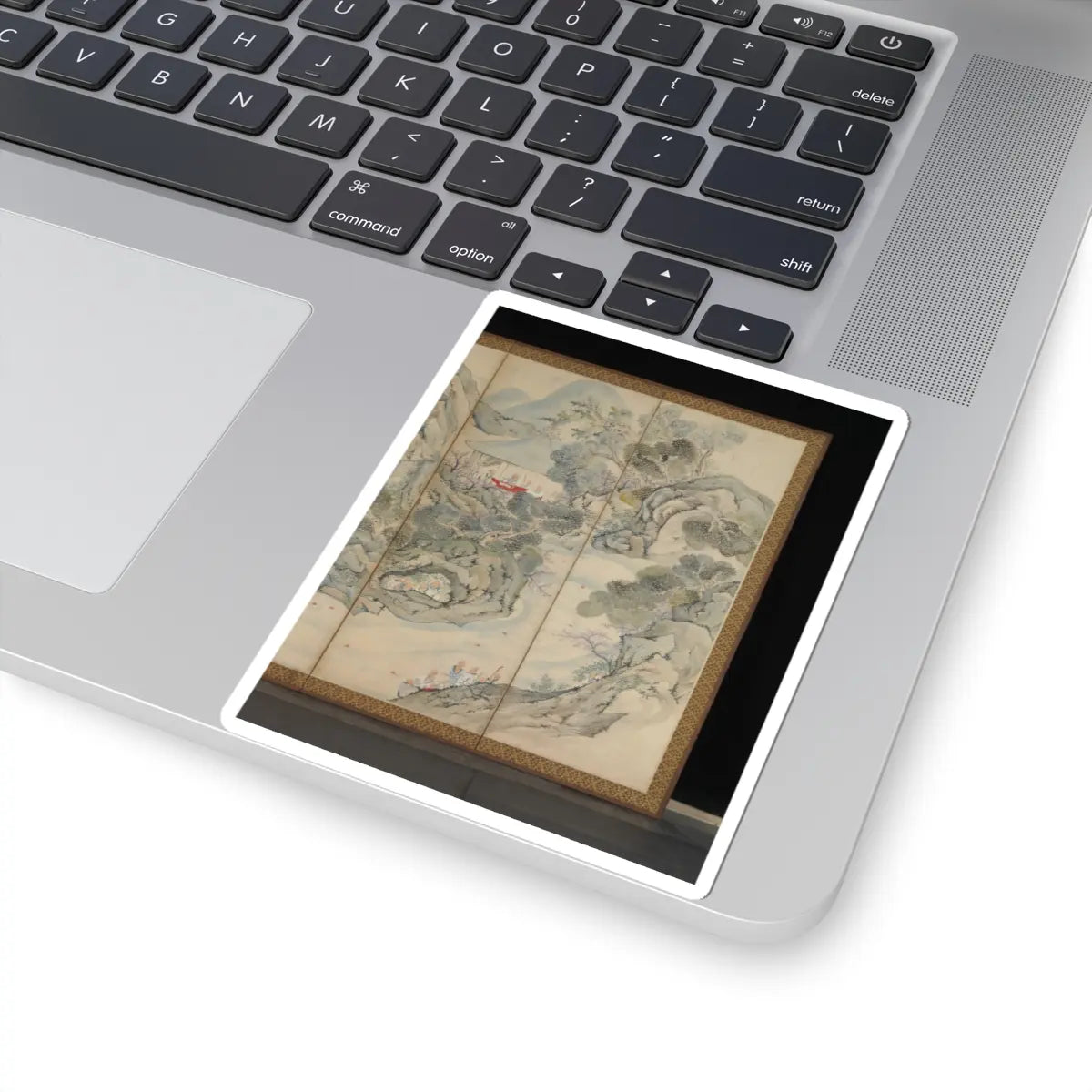 Ike no Taiga - Orchid Pavilion Gathering; Autumn Harvest Festival - ca. 1763 v3 - STICKER Vinyl Kiss-Cut Decal