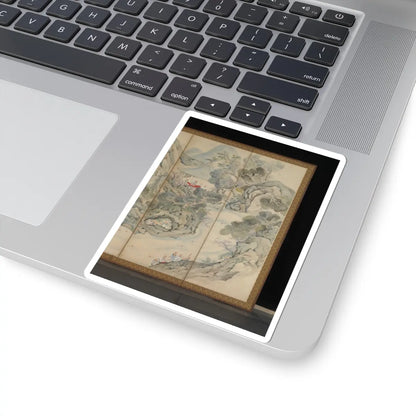 Ike no Taiga - Orchid Pavilion Gathering; Autumn Harvest Festival - ca. 1763 v3 - STICKER Vinyl Kiss-Cut Decal