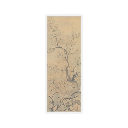 Ike (Tokuyama) Gyokuran - Warbler in a Plum Tree - mid- to late 18th century - STICKER Vinyl Kiss-Cut Decal