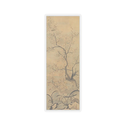 Ike (Tokuyama) Gyokuran - Warbler in a Plum Tree - mid- to late 18th century - STICKER Vinyl Kiss-Cut Decal