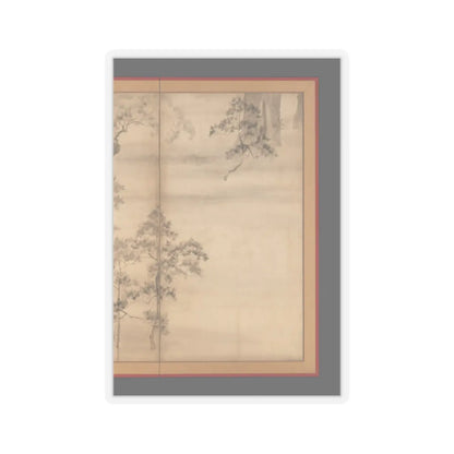 Ikeda Koson - Cypresses - mid-19th century v2 - STICKER Vinyl Kiss-Cut Decal