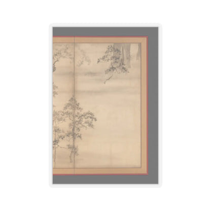 Ikeda Koson - Cypresses - mid-19th century v2 - STICKER Vinyl Kiss-Cut Decal