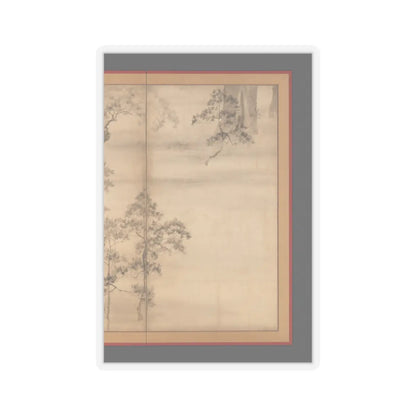 Ikeda Koson - Cypresses - mid-19th century v2 - STICKER Vinyl Kiss-Cut Decal
