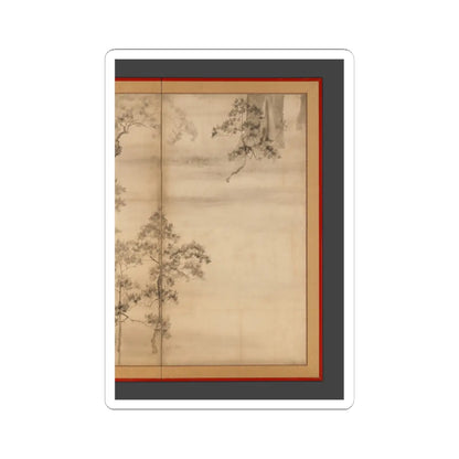 Ikeda Koson - Cypresses - mid-19th century v2 - STICKER Vinyl Kiss-Cut Decal