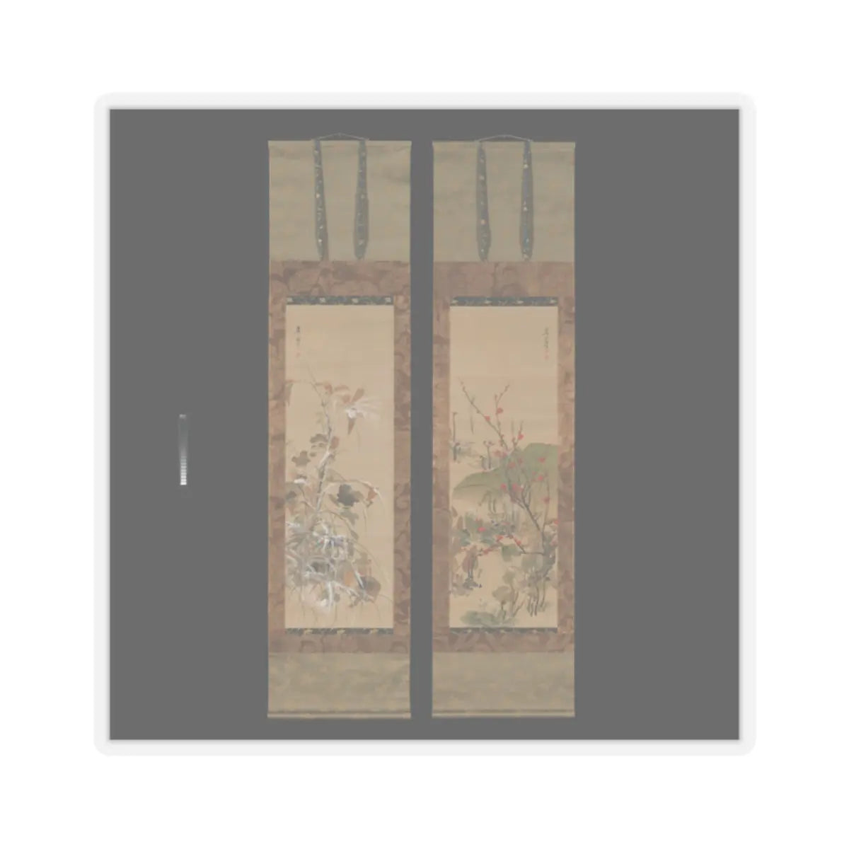 Ikeda Koson - Flowers and Birds of the Four Seasons - mid-19th century v1 - STICKER Vinyl Kiss-Cut Decal