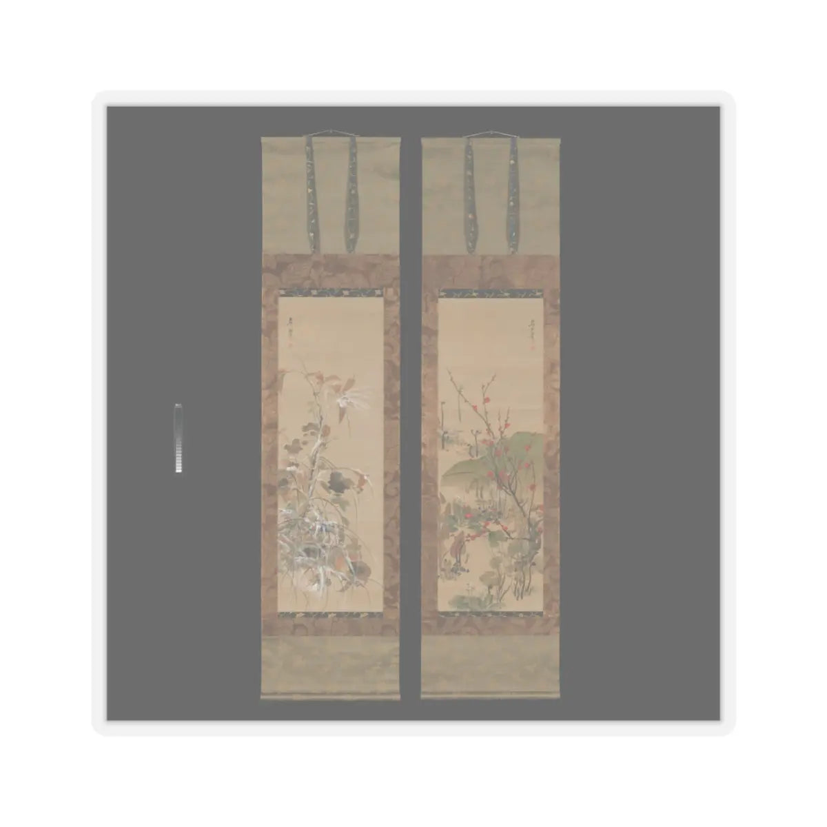 Ikeda Koson - Flowers and Birds of the Four Seasons - mid-19th century v1 - STICKER Vinyl Kiss-Cut Decal