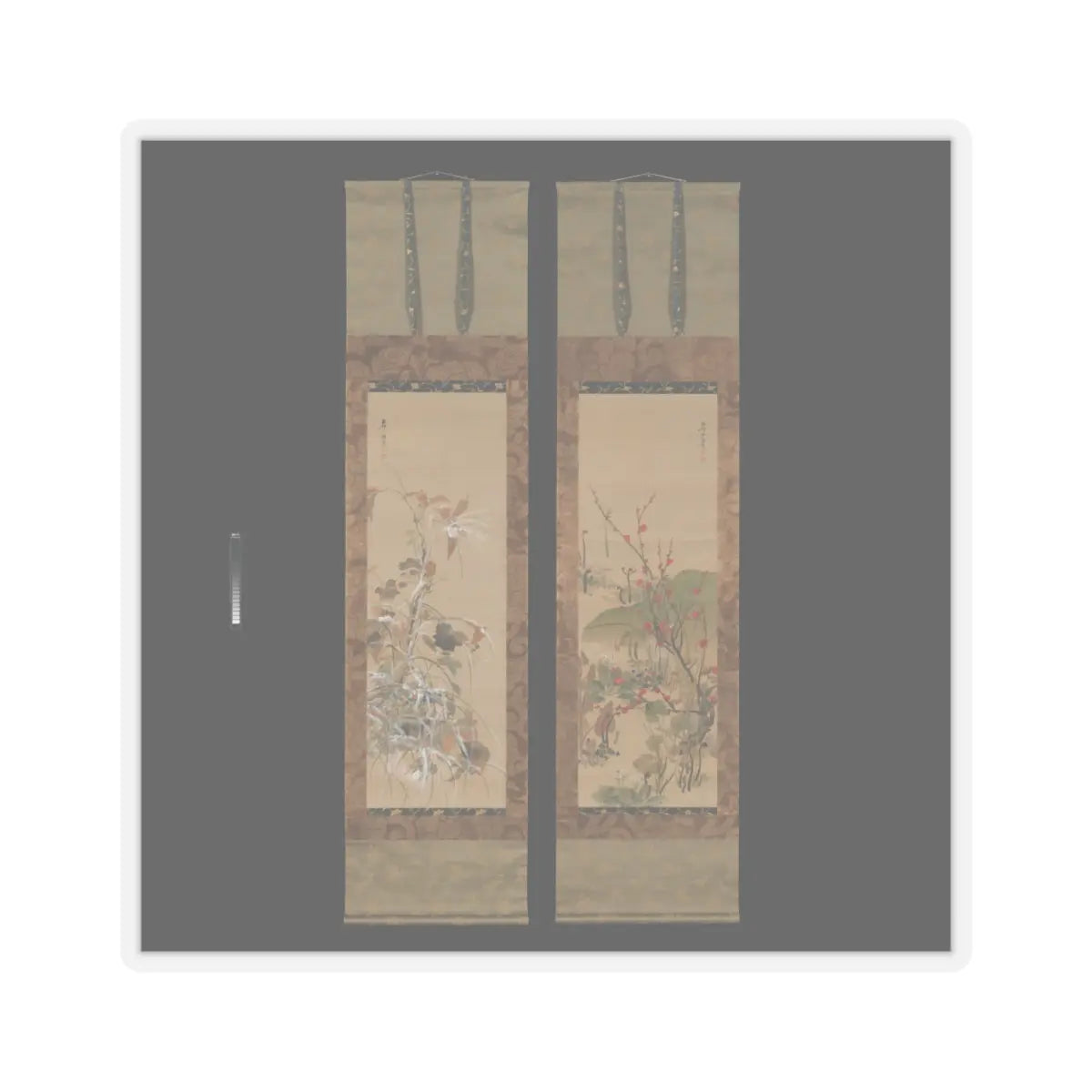 Ikeda Koson - Flowers and Birds of the Four Seasons - mid-19th century v1 - STICKER Vinyl Kiss-Cut Decal