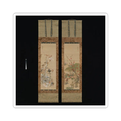 Ikeda Koson - Flowers and Birds of the Four Seasons - mid-19th century v1 - STICKER Vinyl Kiss-Cut Decal
