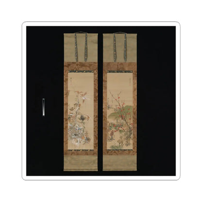 Ikeda Koson - Flowers and Birds of the Four Seasons - mid-19th century v1 - STICKER Vinyl Kiss-Cut Decal