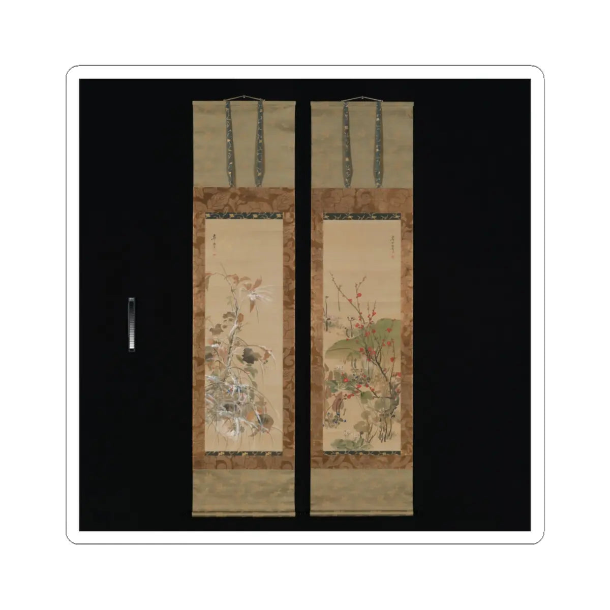 Ikeda Koson - Flowers and Birds of the Four Seasons - mid-19th century v1 - STICKER Vinyl Kiss-Cut Decal