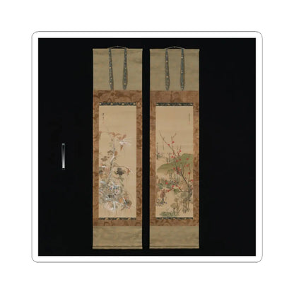 Ikeda Koson - Flowers and Birds of the Four Seasons - mid-19th century v1 - STICKER Vinyl Kiss-Cut Decal