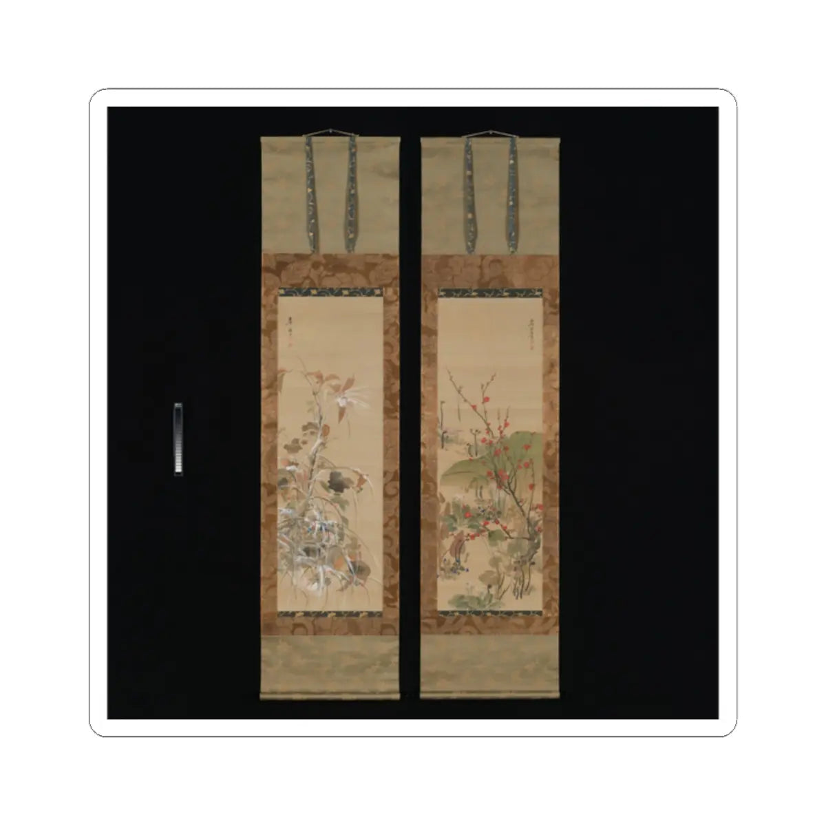 Ikeda Koson - Flowers and Birds of the Four Seasons - mid-19th century v1 - STICKER Vinyl Kiss-Cut Decal