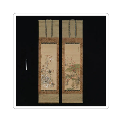 Ikeda Koson - Flowers and Birds of the Four Seasons - mid-19th century v1 - STICKER Vinyl Kiss-Cut Decal