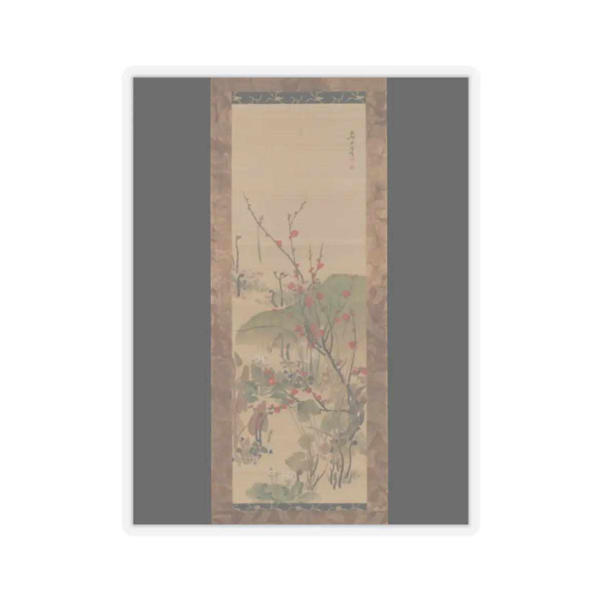 Ikeda Koson - Flowers and Birds of the Four Seasons - mid-19th century v2 - STICKER Vinyl Kiss-Cut Decal