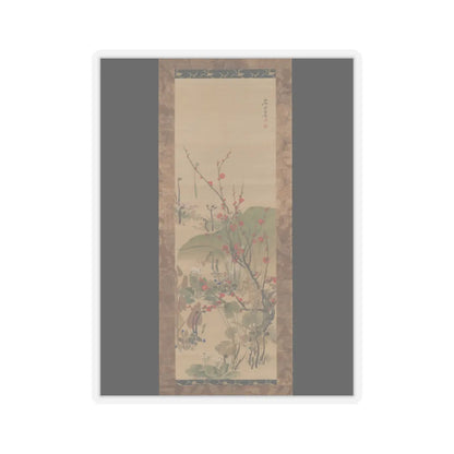 Ikeda Koson - Flowers and Birds of the Four Seasons - mid-19th century v2 - STICKER Vinyl Kiss-Cut Decal