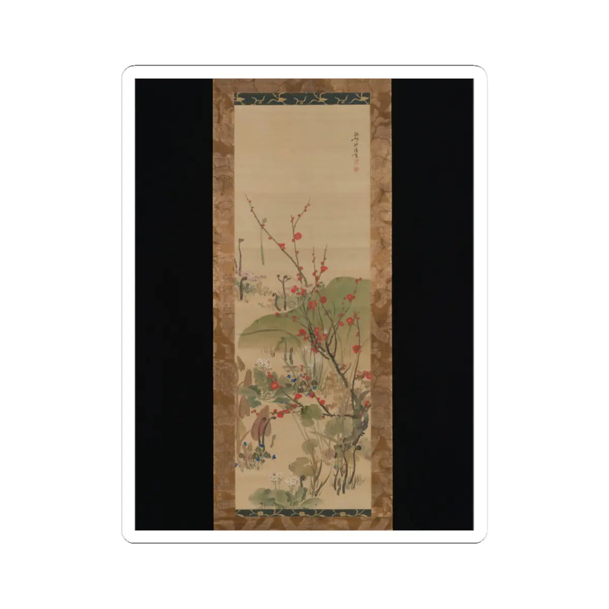 Ikeda Koson - Flowers and Birds of the Four Seasons - mid-19th century v2 - STICKER Vinyl Kiss-Cut Decal