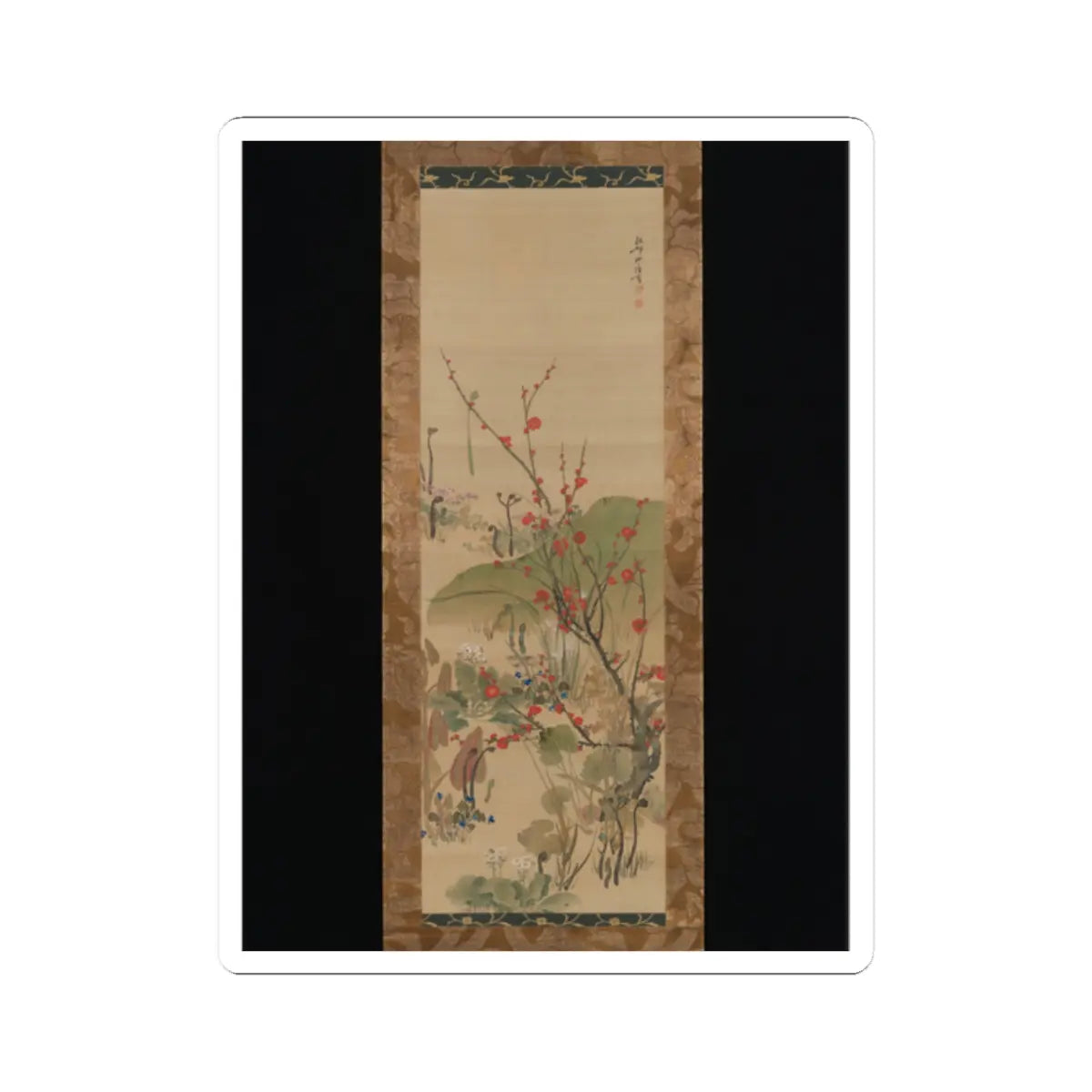 Ikeda Koson - Flowers and Birds of the Four Seasons - mid-19th century v2 - STICKER Vinyl Kiss-Cut Decal