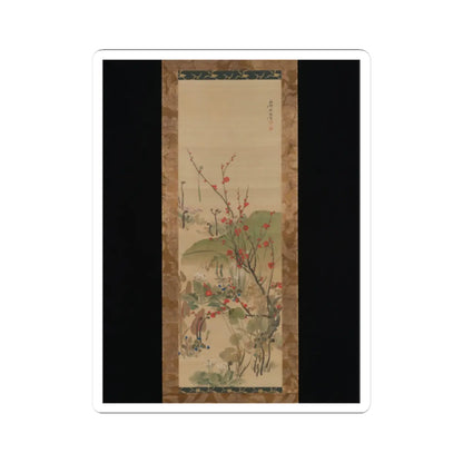 Ikeda Koson - Flowers and Birds of the Four Seasons - mid-19th century v2 - STICKER Vinyl Kiss-Cut Decal