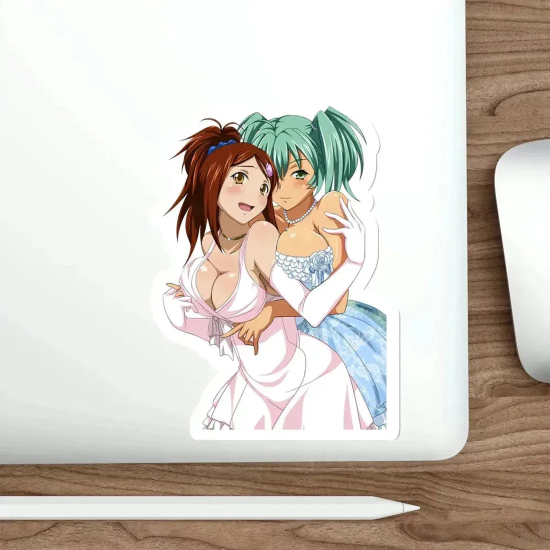 Ikkitousen - Bachou Mouki and Ryofu Housen (Anime/Ecchi/Waifu) STICKER Vinyl Die-Cut Decal - The Sticker Space