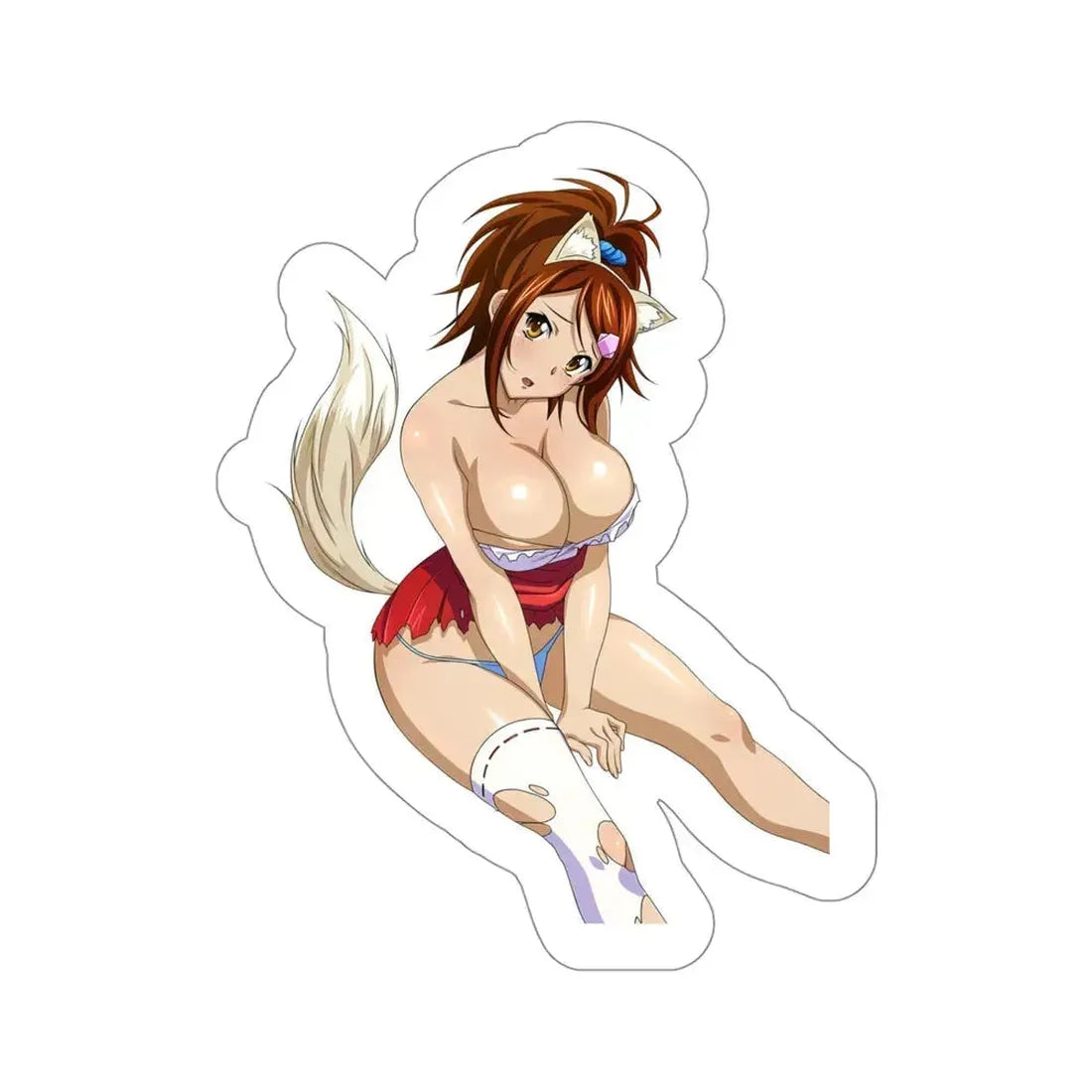Ikkitousen - Bachou Mouki v2 (Anime/Ecchi/Waifu) STICKER Vinyl Die-Cut Decal 4 Inch - The Sticker Space