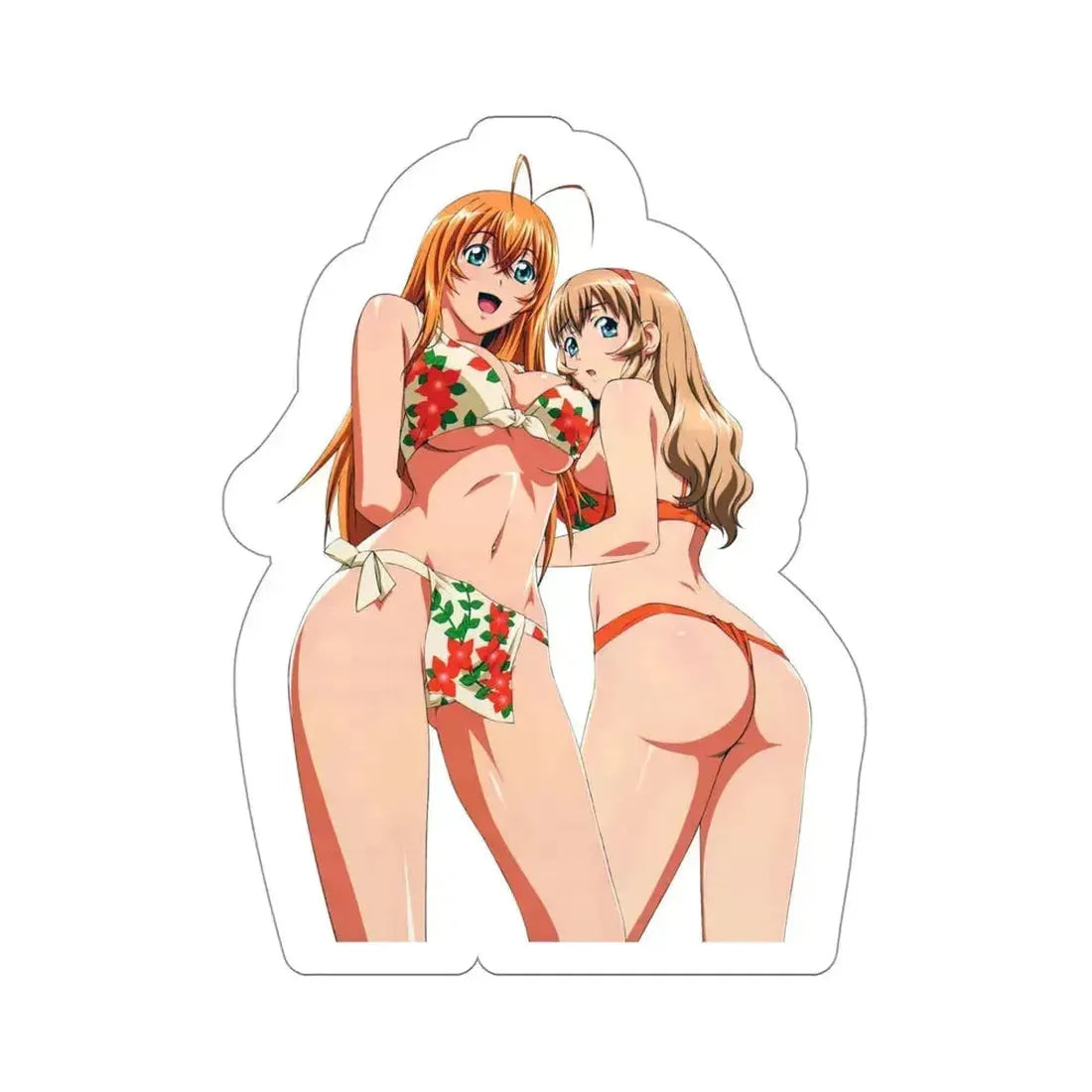 Ikkitousen - Chuubou Sonken and Hakufu Sonsaku (Anime/Ecchi/Waifu) STICKER Vinyl Die-Cut Decal 4 Inch - The Sticker Space