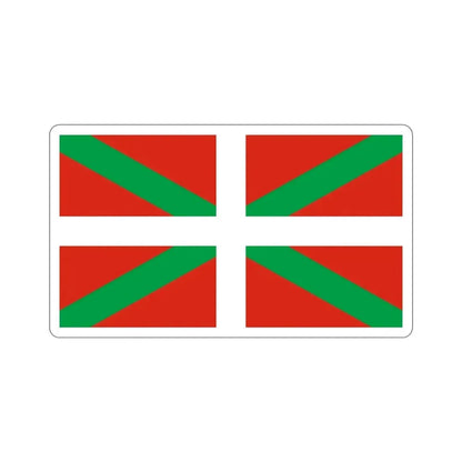 Ikurriña the Flag of the Basque Country Spain STICKER Vinyl Die-Cut Decal 3 Inch - The Sticker Space