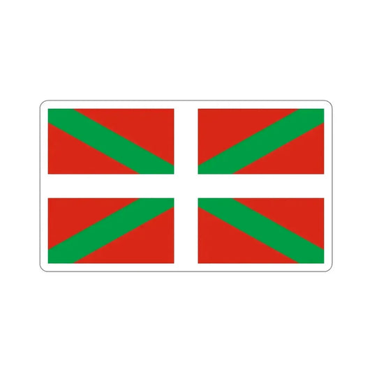 Ikurriña the Flag of the Basque Country Spain STICKER Vinyl Die-Cut Decal 6 Inch - The Sticker Space