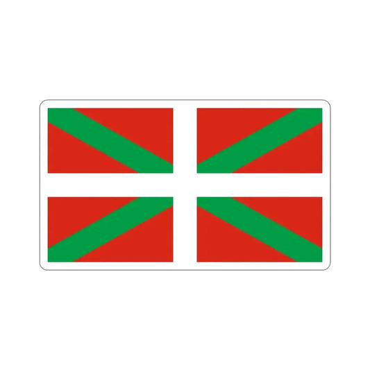 Ikurriña the Flag of the Basque Country Spain STICKER Vinyl Die-Cut Decal 6 Inch - The Sticker Space