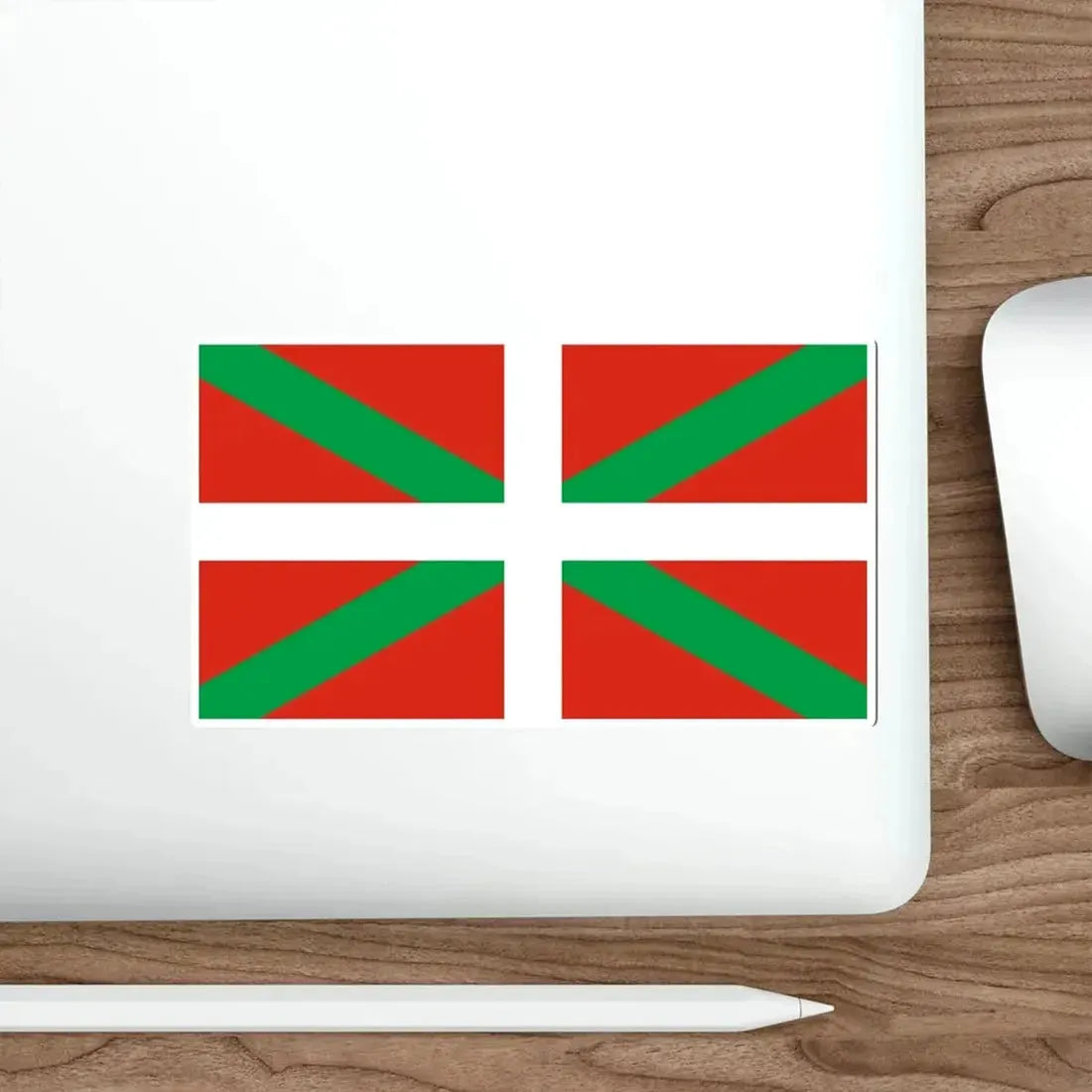 Ikurriña the Flag of the Basque Country Spain STICKER Vinyl Die-Cut Decal - The Sticker Space