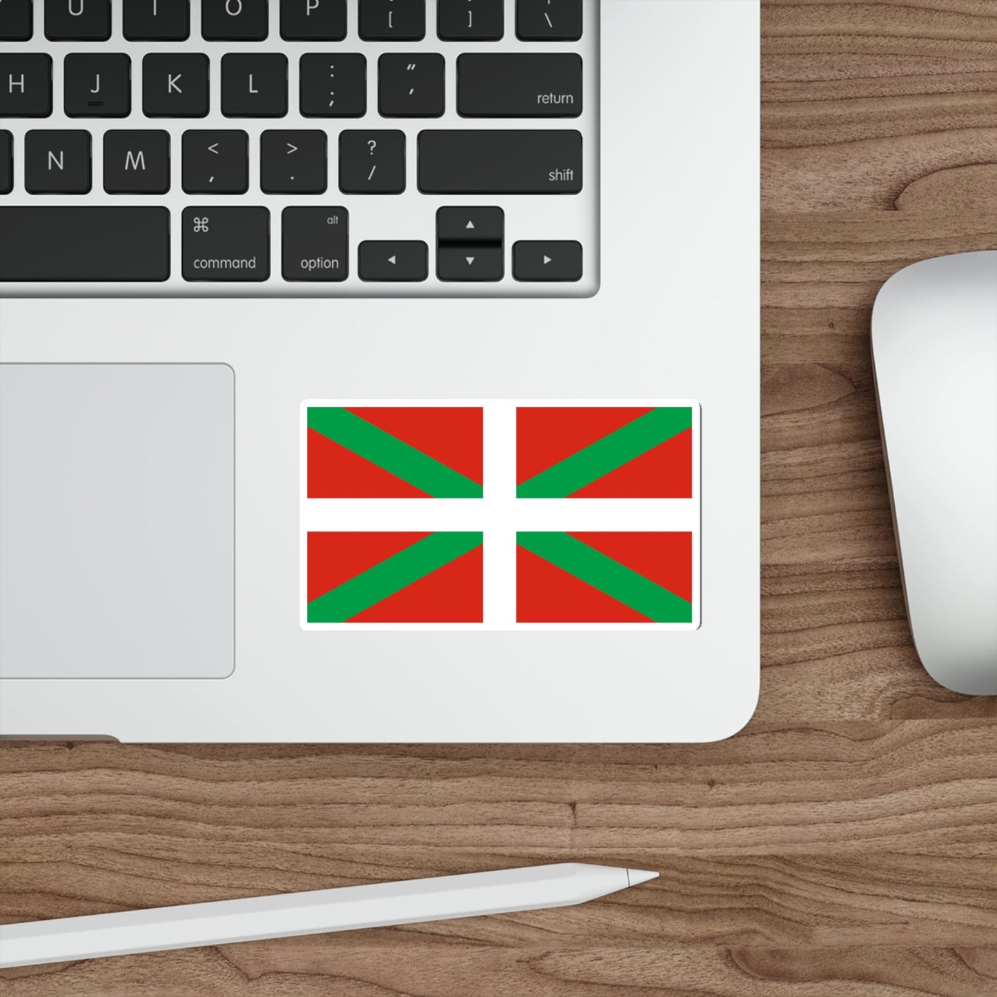 Ikurriña the Flag of the Basque Country Spain STICKER Vinyl Die-Cut Decal-The Sticker Space