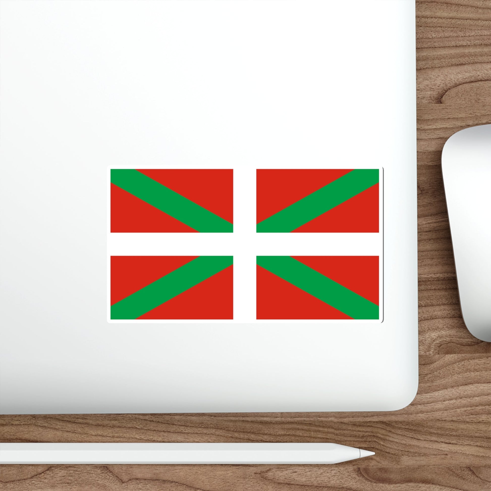 Ikurriña the Flag of the Basque Country Spain STICKER Vinyl Die-Cut Decal-The Sticker Space