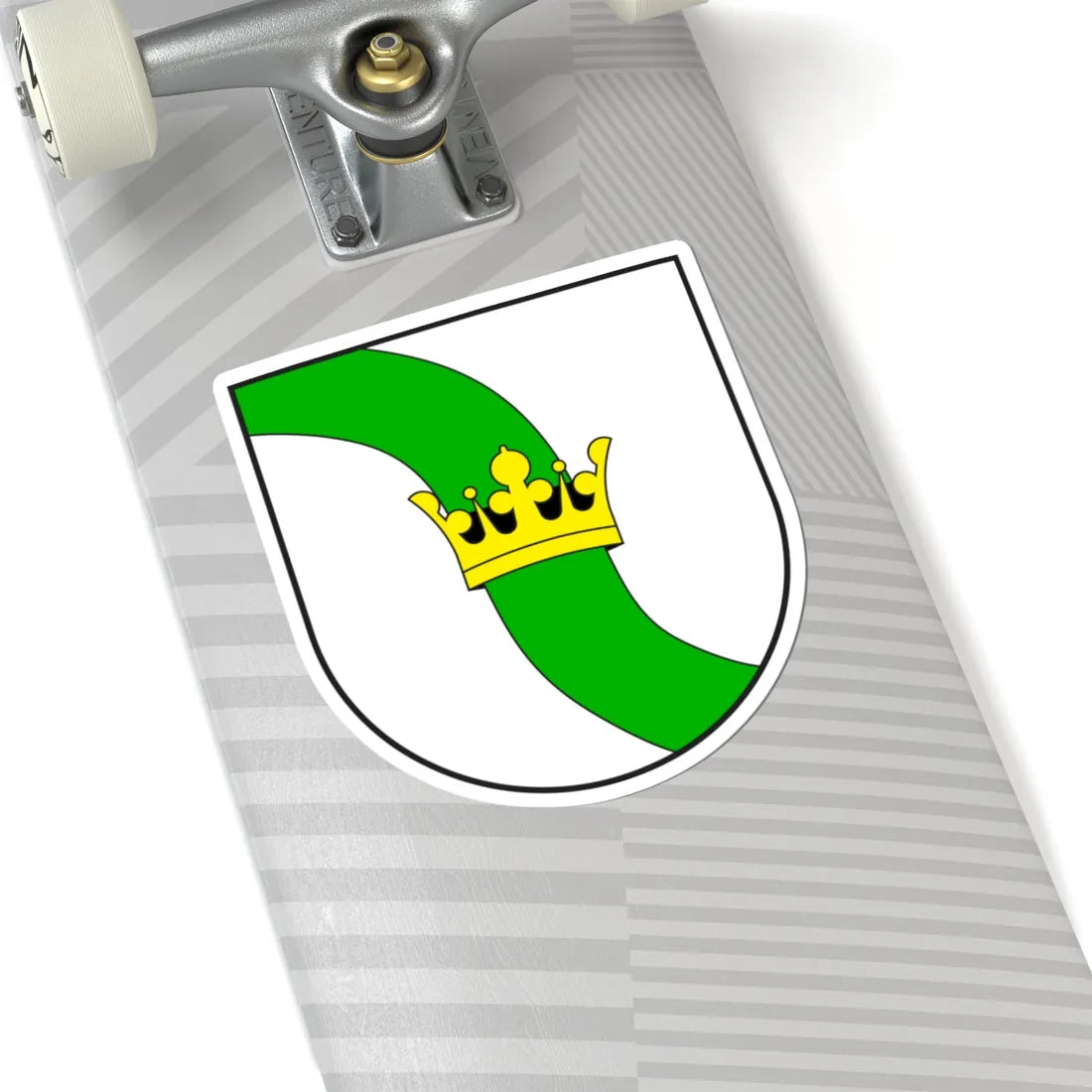 Ilanz Kreis wappen (Switzerland) (Coat of Arms) STICKER Vinyl Kiss-Cut Decal - The Sticker Space