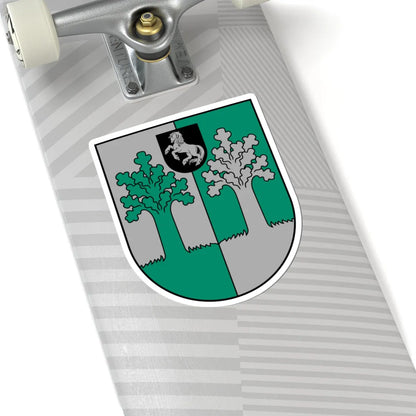 Ilūkstes apriņķa ģerbonis (Latvia) (Coat of Arms) STICKER Vinyl Kiss-Cut Decal - The Sticker Space