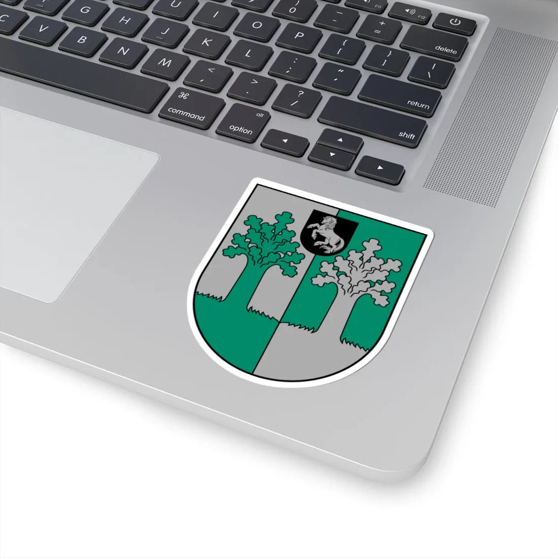 Ilūkstes apriņķa ģerbonis (Latvia) (Coat of Arms) STICKER Vinyl Kiss-Cut Decal - The Sticker Space