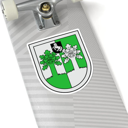 Ilūkstes novads COA (Latvia) (Coat of Arms) STICKER Vinyl Kiss-Cut Decal - The Sticker Space