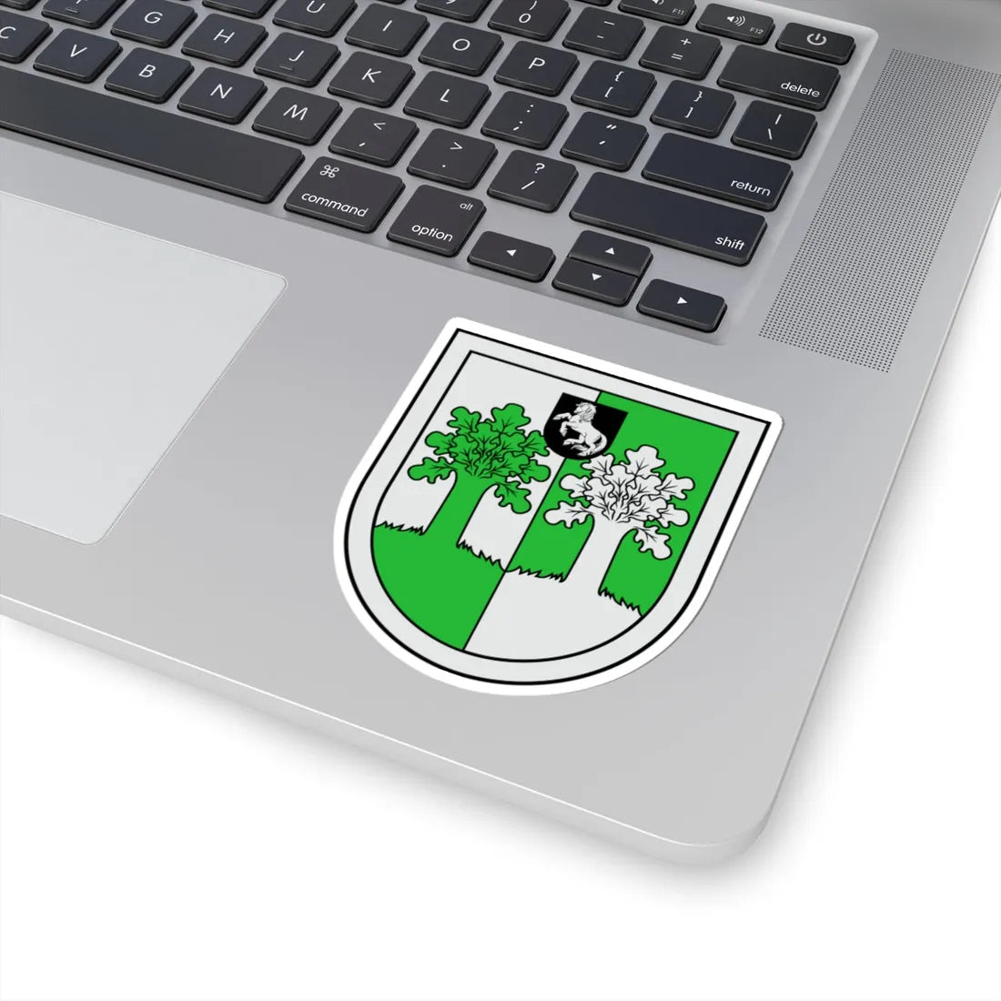 Ilūkstes novads COA (Latvia) (Coat of Arms) STICKER Vinyl Kiss-Cut Decal - The Sticker Space