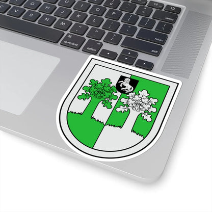 Ilūkstes novads COA (Latvia) (Coat of Arms) STICKER Vinyl Kiss-Cut Decal - The Sticker Space