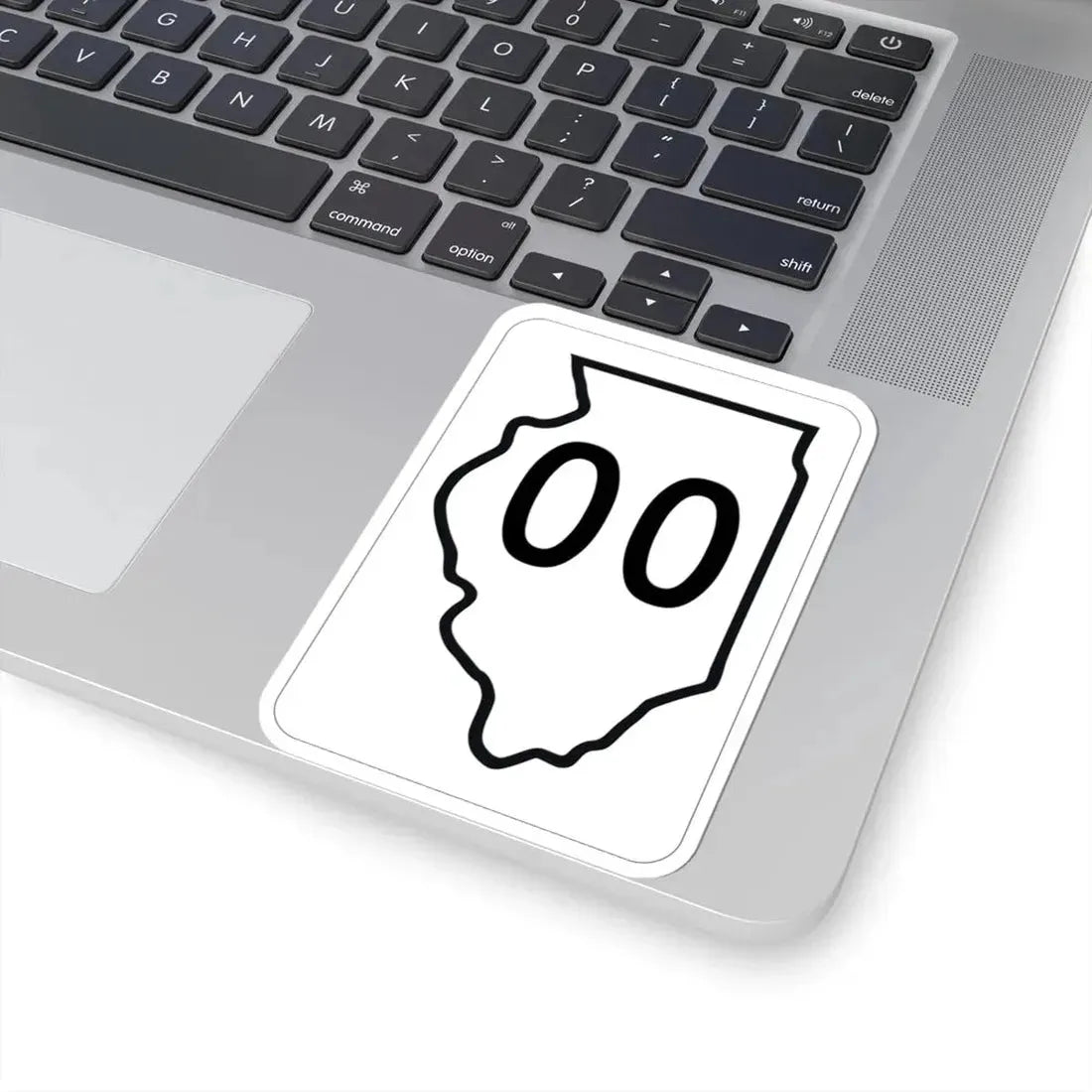 Illinois 00 1950 (Illinois) (Road Sign) STICKER Vinyl Kiss-Cut Decal - The Sticker Space