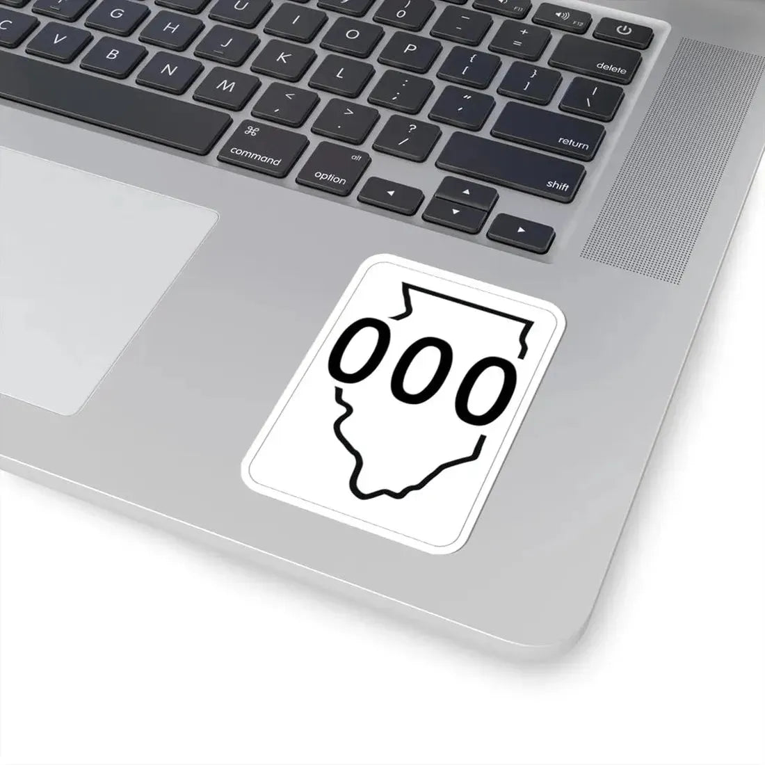 Illinois 000 1950 (Illinois) (Road Sign) STICKER Vinyl Kiss-Cut Decal - The Sticker Space