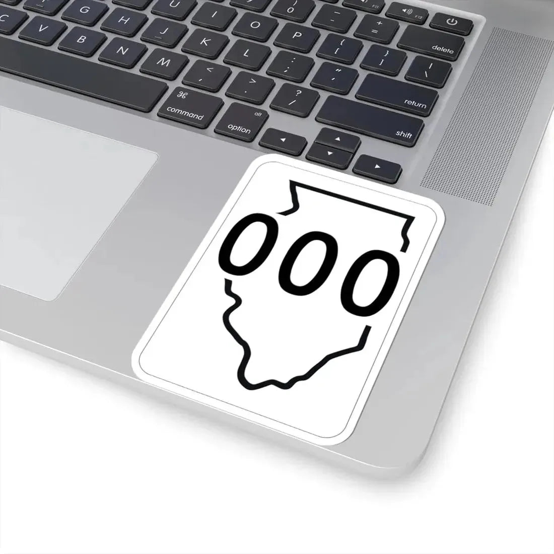 Illinois 000 1950 (Illinois) (Road Sign) STICKER Vinyl Kiss-Cut Decal - The Sticker Space