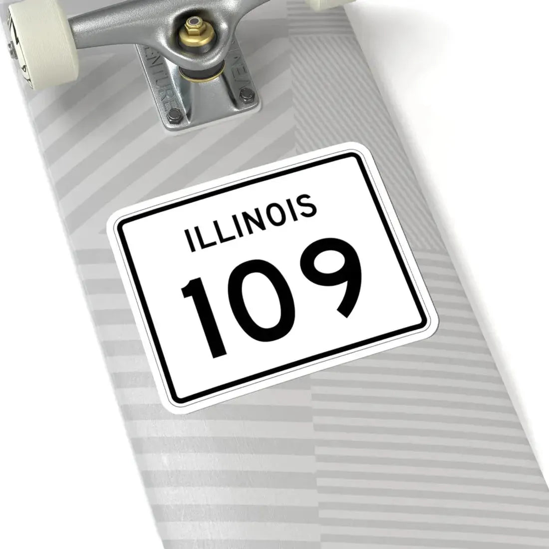 Illinois 109 (Illinois) (Road Sign) STICKER Vinyl Kiss-Cut Decal - The Sticker Space