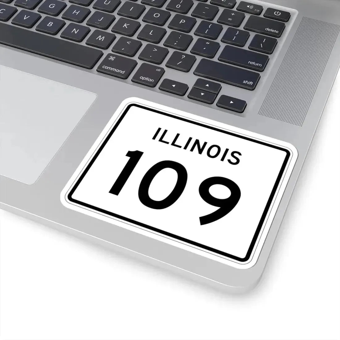 Illinois 109 (Illinois) (Road Sign) STICKER Vinyl Kiss-Cut Decal - The Sticker Space