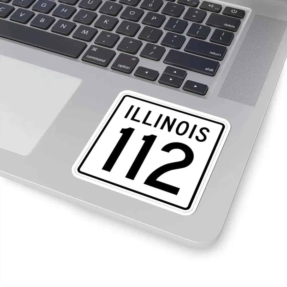 Illinois 112 1960 (Illinois) (Road Sign) STICKER Vinyl Kiss-Cut Decal - The Sticker Space