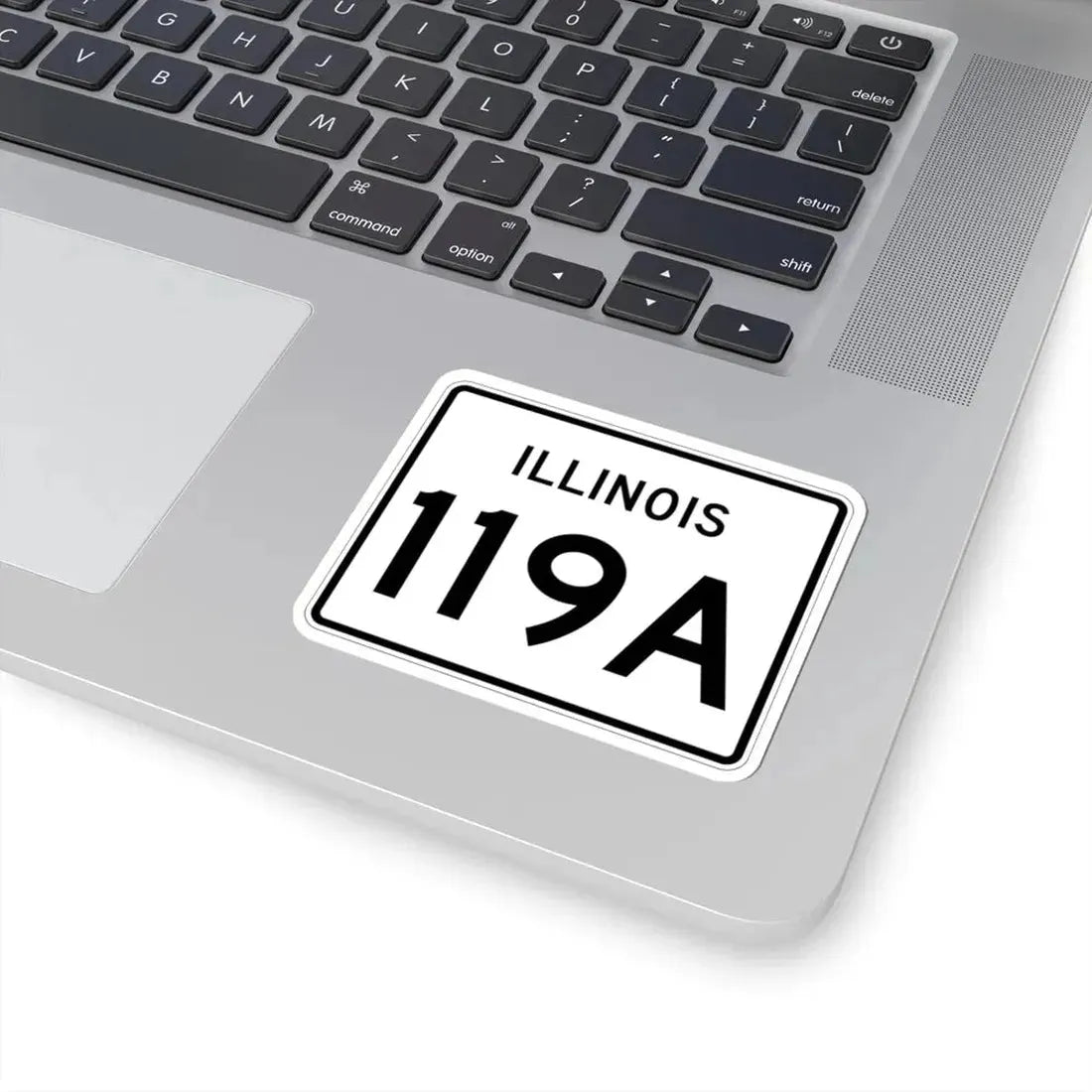 Illinois 119A (Illinois) (Road Sign) STICKER Vinyl Kiss-Cut Decal - The Sticker Space