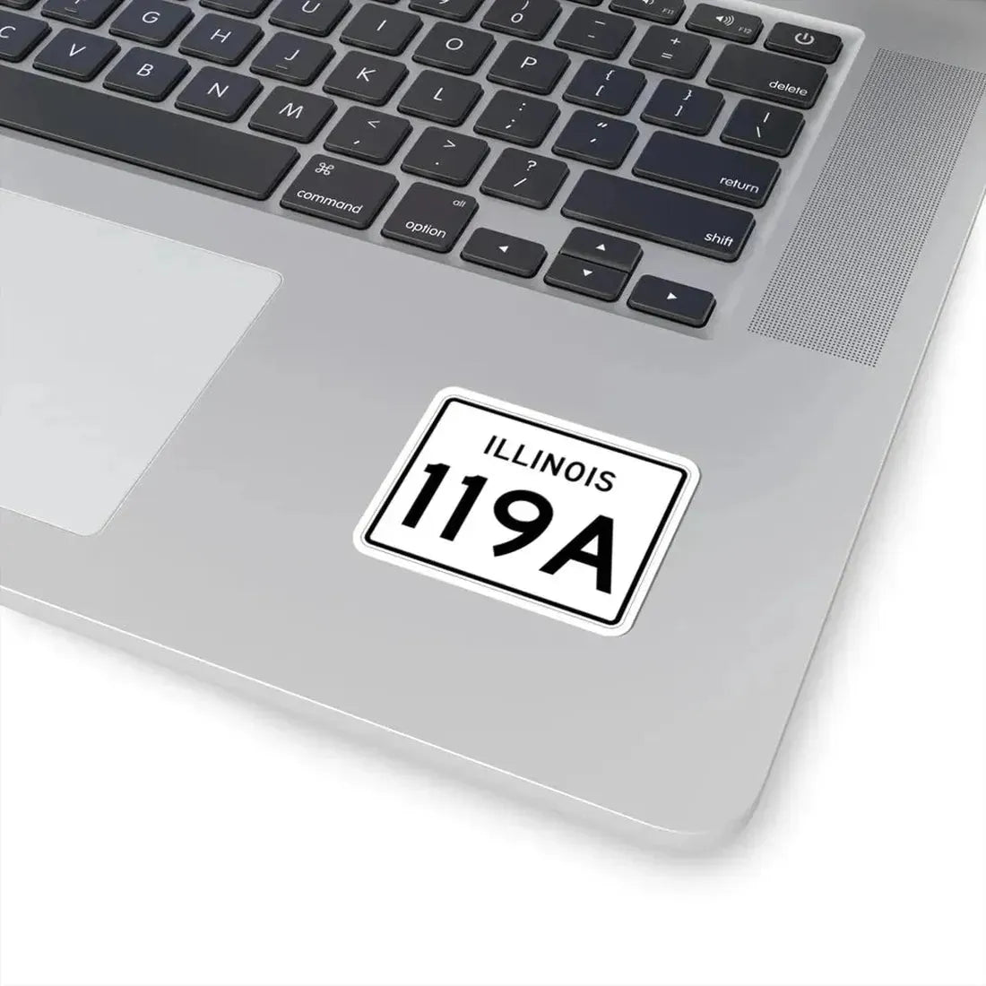 Illinois 119A (Illinois) (Road Sign) STICKER Vinyl Kiss-Cut Decal - The Sticker Space